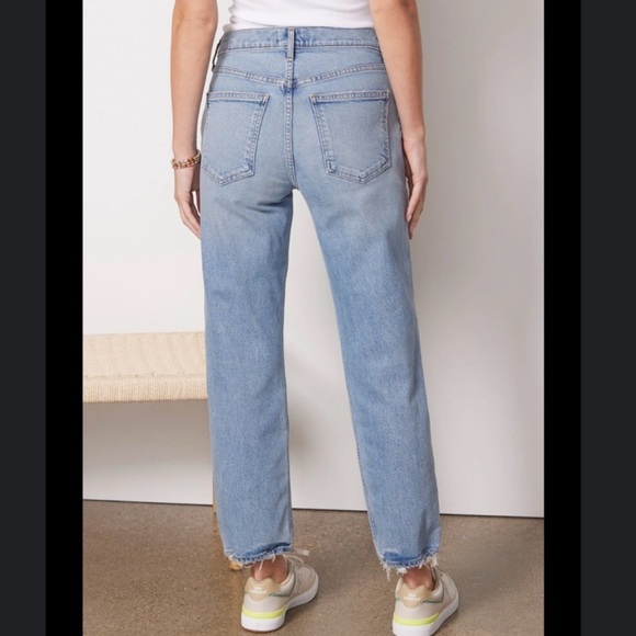 Agolde Kye Mid Rise Straight Crop Jeans - Picture 2 of 14